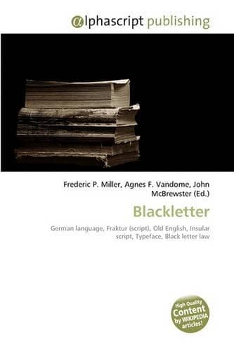 Cover of Blackletter