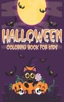 Cover of Halloween Coloring Book For Kids