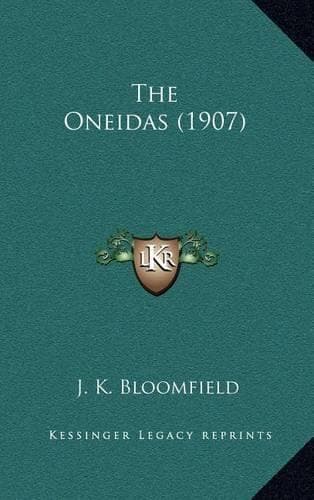 Cover of The Oneidas (1907)