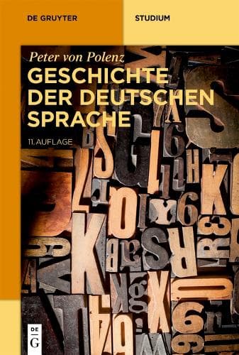 Cover of Geschichte der deutschen Sprache