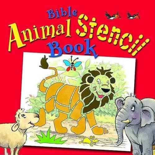 Cover of Bible Animal Stencil Book
