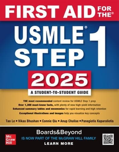 Cover of First Aid for the USMLE Step 1 2025