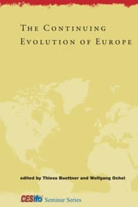 Cover of The Continuing Evolution of Europe