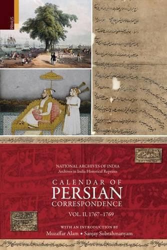 Cover of Calendar of Persian Correspondence 1767-1769