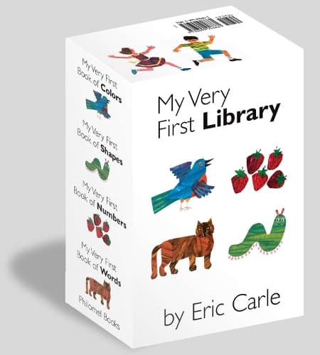 Cover of My Very First Library: My Very First Book of Colors, My Very First Book of Shapes, My Very First Book of Numbers, My Very First Books of Words