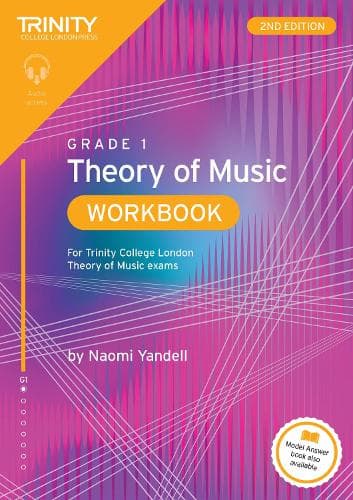 Cover of Trinity College London Theory of Music Workbook Grade 1 (2nd edition)