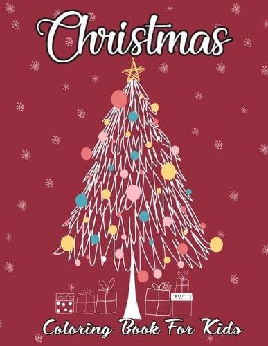 Cover of Christmas Coloring Book For Kids