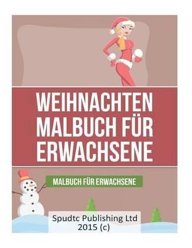 Cover of Weihnachten Malbuch für Erwachsene
