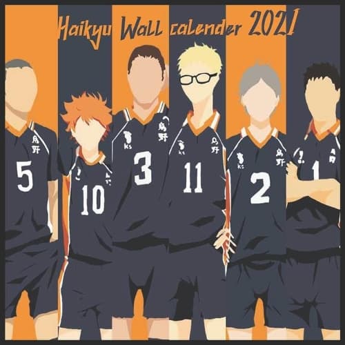 Cover of Haikyuu wall calendar 2021