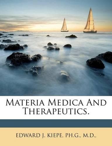 Cover of Materia Medica and Therapeutics.