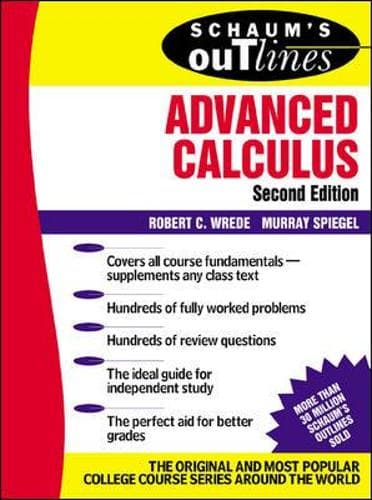 Cover of Schaum's Outline of Advanced Calculus, Second Edition
