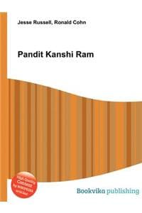 Cover of Pandit Kanshi RAM