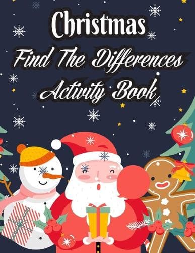 Cover of Christmas Find The Differences Activity Book