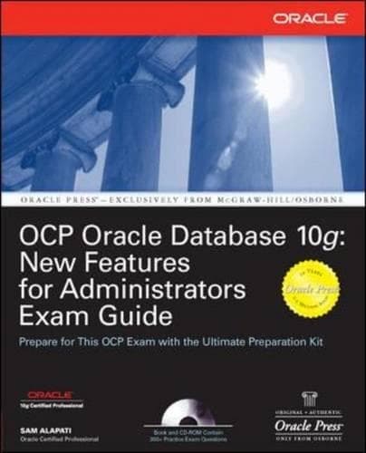 Cover of OCP Oracle Database 10g: New Features For Administrators Exam Guide (With CD) 