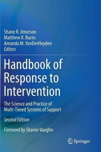 Cover of Handbook of Response to Intervention