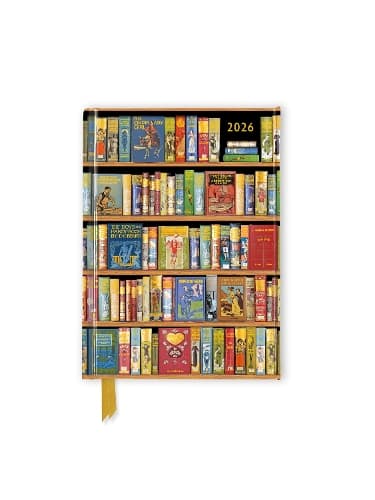 Cover of Bodleian Libraries: Bookshelves 2026 Luxury Pocket Diary Planner - Week to View