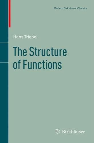 Cover of The Structure of Functions