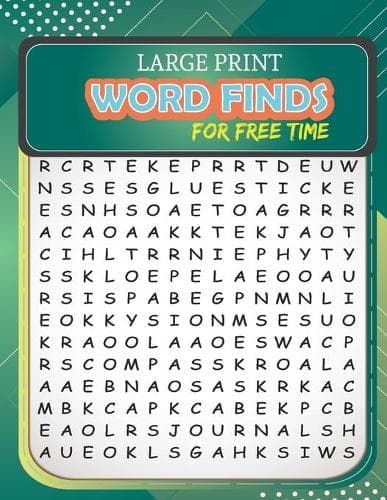 Cover of Large Print Word-Finds For Free Time