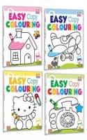 Cover of My Easy Copy Colouring Combo Pack of 4 Books (Pink-Blue-Green-Yellow)