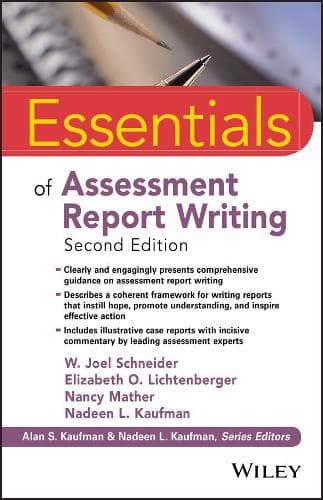 Cover of Essentials of Assessment Report Writing