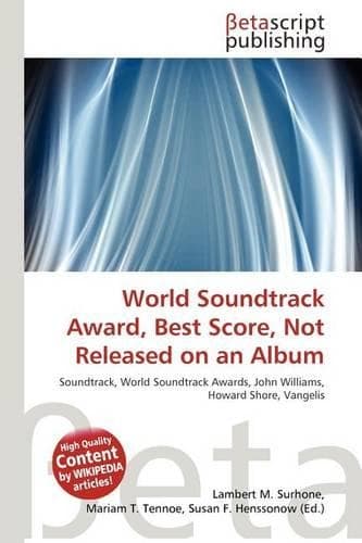 Cover of World Soundtrack Award, Best Score, Not Released on an Album