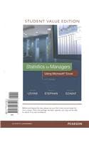 Cover of Statistics for Managers Using Microsoft Excel, Student Value Edition with Phstat