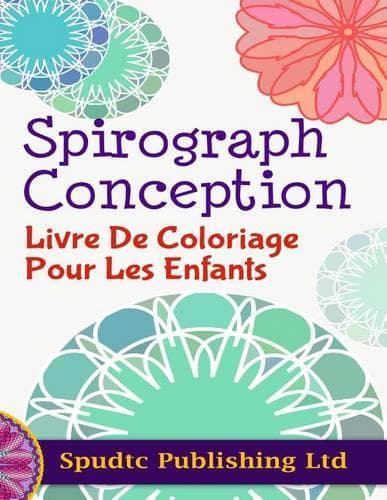 Cover of Spirograph Design Coloring Book for Kids