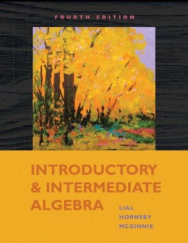 Cover of Introductory and Intermediate Algebra