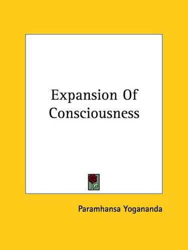 Cover of Expansion Of Consciousness