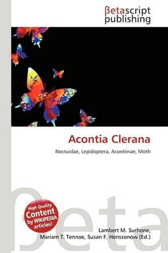 Cover of Acontia Clerana