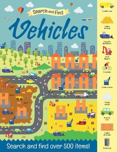 Cover of Vehicles Search and Find