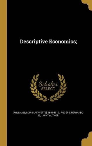 Cover of Descriptive Economics;