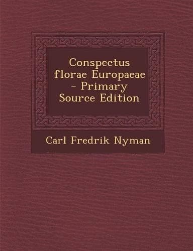 Cover of Conspectus Florae Europaeae