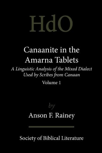 Cover of Canaanite in the Amarna Tablets