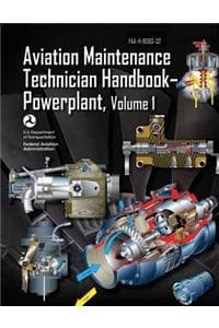 Cover of Aviation Maintenance Technician Handbook-Powerplant - Volume 1 (FAA-H-8083-32)
