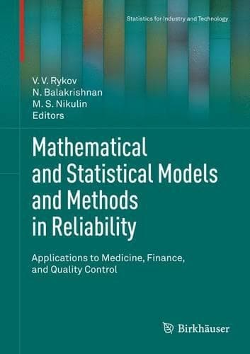 Cover of Mathematical and Statistical Models and Methods in Reliability