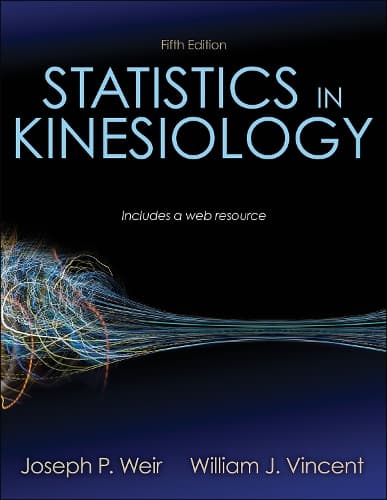 Cover of Statistics in Kinesiology