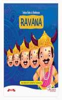 Cover of The Story of Ravana: A Colorful Illustrated Storybook for Kids - Discover the Life of the Demon King from the Ramayana