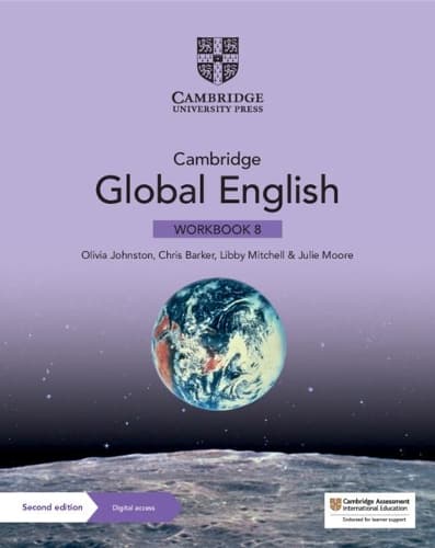 Cover of Cambridge Global English Workbook 8 with Digital Access (1 Year)