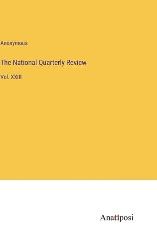 Cover of The National Quarterly Review