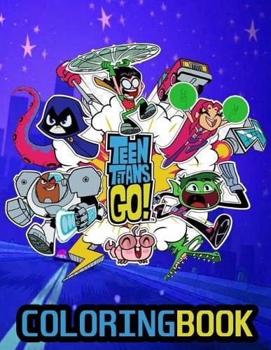 Cover of Teen Titans GO Coloring Book