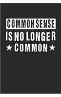 Cover of commonsense is no longer common