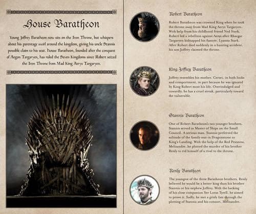 Cover of Game of Thrones: House Baratheon Hardcover Ruled Journal