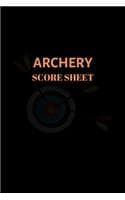 Cover of Archery Score Sheets