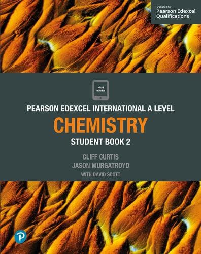 Cover of Pearson Edexcel International A Level Chemistry Student Book