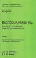 Cover of Educational Planning in India: With a Slant to Educational Financing and Administration