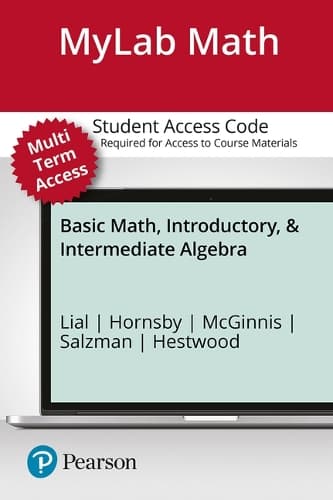 Cover of Basic Math, Introductory and Intermediate Algebra - 24 Month Standalone Access Card