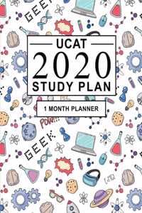 Cover of UCAT Study Plan: 1 Month Planner for UCAT preparation. Ideal for tracking progress, creating daily study schedule and Organising UCAT practice - Large (8 x 10 inches