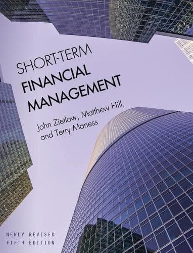 Cover of Short-Term Financial Management
