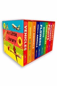 Cover of My Little Library: Boxset of 10 Board Books for Kids
